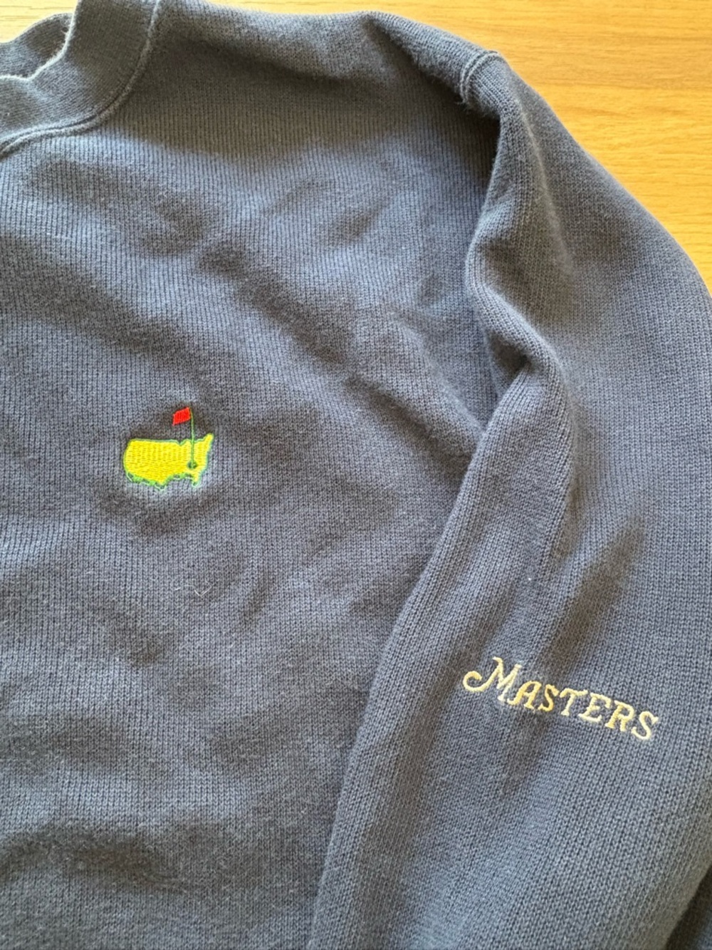 Masters Collection Sweatshirt Extra Small Blue Golf Crewneck Pullover CLASSIC
